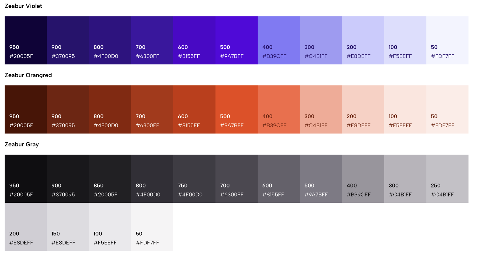 Zeabur Color System
